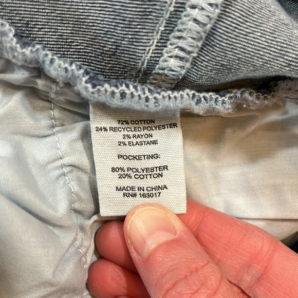 Princess Polly Batkins Denim Maxi Skirt Front Slit PP-DNM Women's 6 EUC Jean - Picture 13 of 14